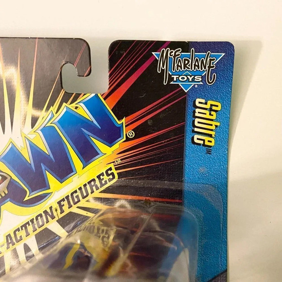 Vintage 1997 Spawn Series 8 Sabre Action Figure  McFarlane Toys Card Warped - Picture 12 of 16